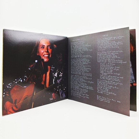 Joni Mitchell Miles Aisles Vinyl Double Record LA Express AB202 1974 Folk Rock - Picture 4 of 16